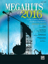 Megahits of 2016 piano sheet music cover